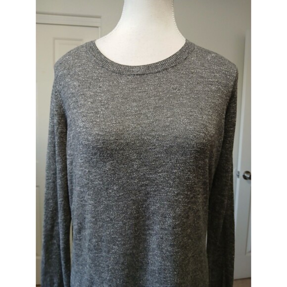 Vince Womens Sweater Gray Soft Linen Rayon Blend Lightweight Pullover Small - Picture 6 of 15